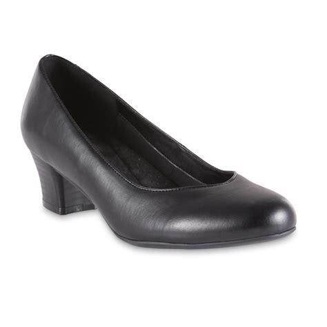 low heel women's black dress shoes|comfortable black dress heels.